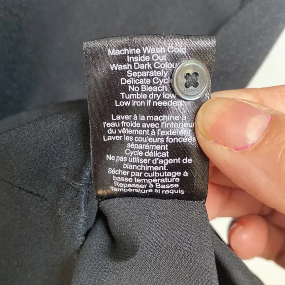 Aritzia Babaton Black Sleeveless Mini Dress Size XS - Picture 7 of 7